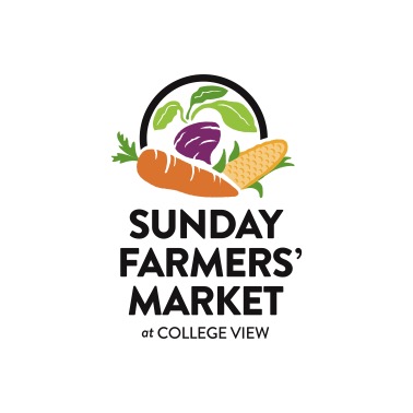 Sunday Farmers' Market at College View Logo