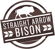 Straight Arrow Bison Logo