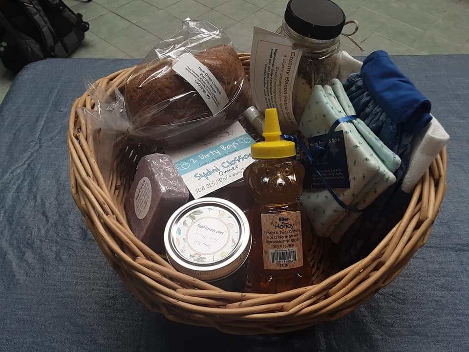 basket of local food